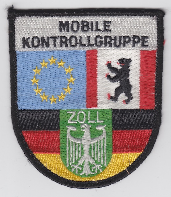 Abzeichen Mobile Kontrollgruppe Zoll MKG Saarbrücken 