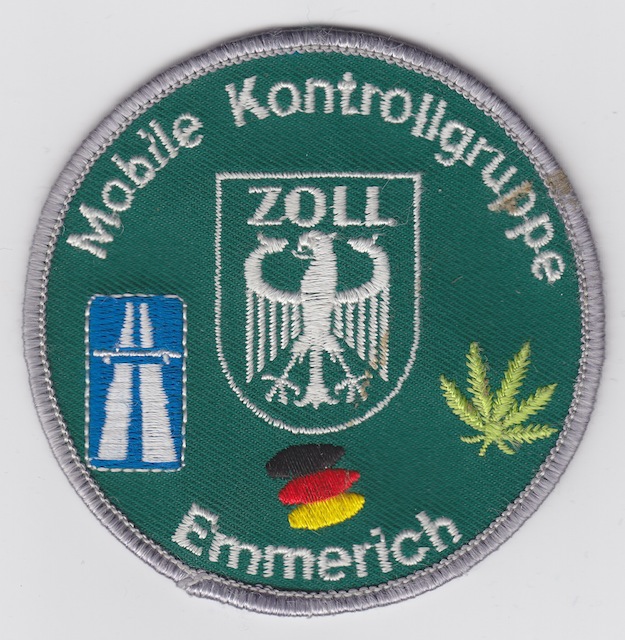 Abzeichen Mobile Kontrollgruppe Zoll MKG Frankfurt 