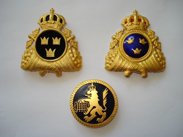 Sweden cap and beret badges