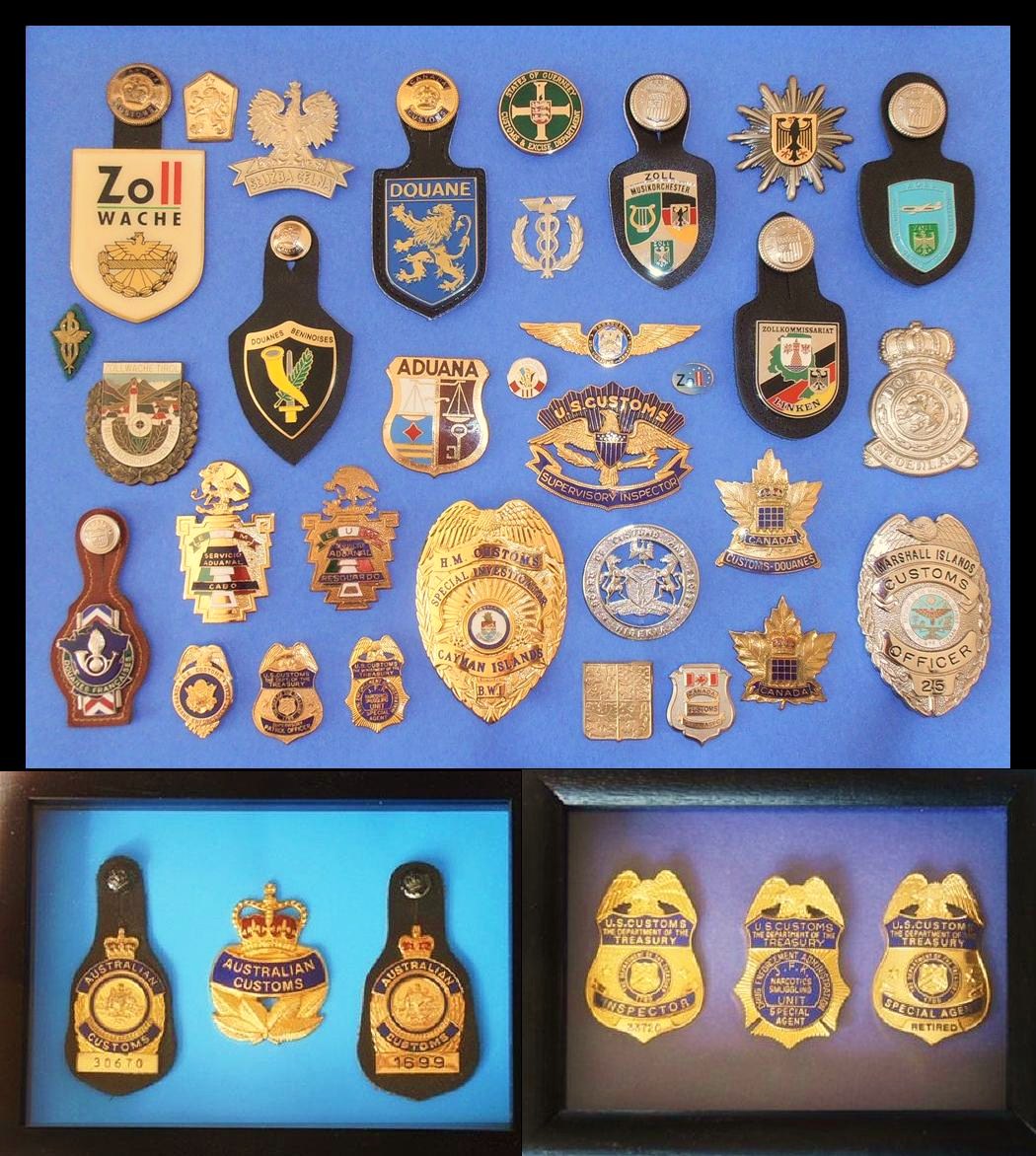George E. Manosis Customs  Border Badges