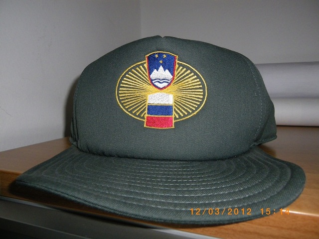 Slovenian Customs Officer baseball cap