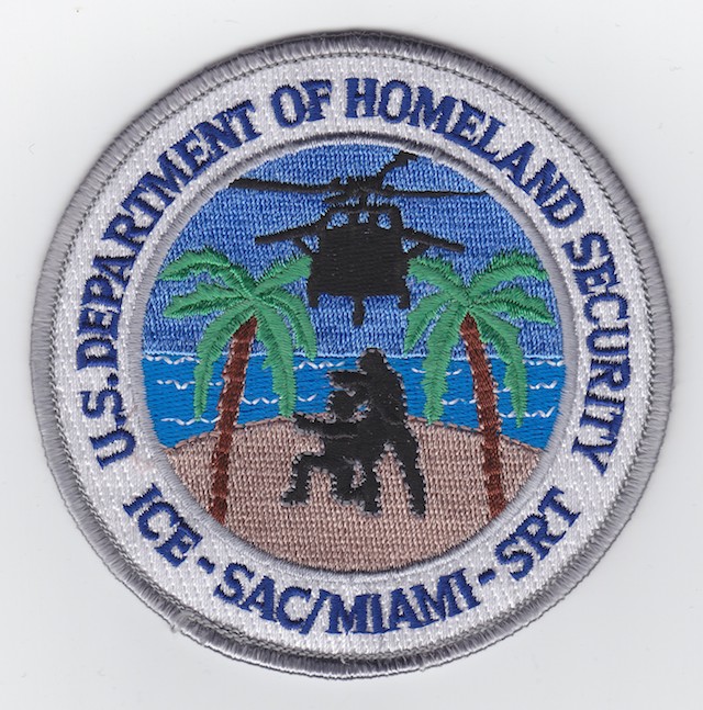 CUSTOMS BORDER ALLIANCE INSIGNIA PATCH HOMELAND SECURITY ICE D.S.R.T 